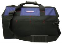 5MZJ8 Wide Mouth Tool Bag, 36 Pkt, Blue/Blk