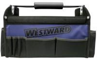 5MZN8 Tool Tote, Collapsible, Open Top, 15 In