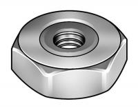 5NA32 Hex Nut, Nickel Plated Brass, Sealing, Pk5