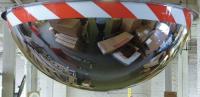 5NAK4 Full Dome Mirror, 18In., Acrylic Hi Viz