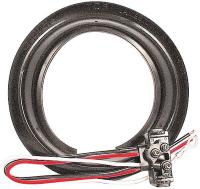 5NDL6 Grommet Kit, 4 1/2 In, PVC, Black