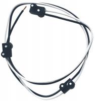 5NDT4 ID Harness, Center, Black/White, 32 In