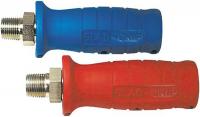 5NEA7 Gladhand Airline Grips, 1 Red and 1 Blue