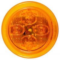 5NEE5 Marker/Clearance Lamp, Round, Yellow, PK 2