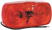 5NEG6 Marker/Clearance Lamp, Rectangle, Red, PK 4