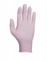 5NFY4 Disposable Gloves, Nitrile, S, Pink, PK100