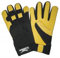 5NGL7 Cold Protection Gloves, S, Black/Yellow, PR