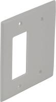 5NJT3 Wall Plate, 2Gang, White