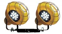 5NKR1 Portable Floodlight, 2 Lightheads, LED, 24W