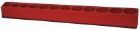 5NNE5 Tool Organizer, Sockets, 3/8 Dr, Red, Mag.