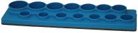 5NNE8 Tool Organizer, Sockets, 1/2 Dr, Blue, Mag.