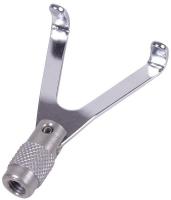 5NRK6 Aluminum Fork Hook, 20 lb Cap, M6 Thread