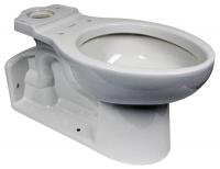 5NTW2 Toilet Bowl, Back Outlit, Pressure Assist