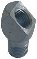 5NUF7 Grease Fitting, 45 Deg, Square, PK5