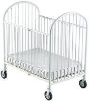 5NXG3 Folding Crib, Steel, 4&quot; Mattress