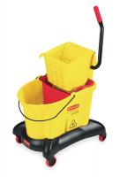 5NY85 Mop Bucket and Wringer, 35 qt., Side Press