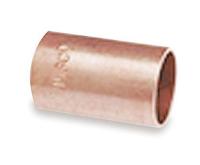 5P209 Coupling Without Stop, 1 In, Wrot Copper