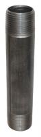 5P660 Nipple, 1/2 x 6 In, Black Welded Steel