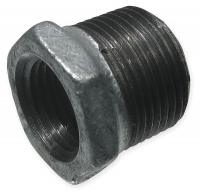 5P879 Hex Bushing, 1/2 x 3/8 In, Galvanized