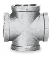 5P985 Cross, 1/2 In, NPT, Malleable Iron