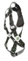 5PA91 Full Body Harness, Unversal, 400lb, Blk/Gry