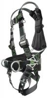 5PA98 Full Body Harness, Unversal, 400lb, Blk/Gry