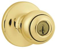 5PHH9 Lockset, Entry, Brass, SmartKey