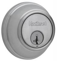 5PHJ4 Key Control Deadbolt, Satin Chrome