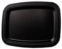 5PKT4 Disposable Tray, 16x12, Black, PK 24