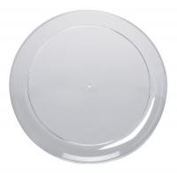 5PKV6 Disposable Plate, 6 In, Clear, PK 240