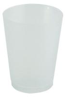 5PKY1 Disposable Tumbler, 10 Oz, Frosted, PK 500