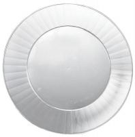 5PKZ5 Disposable Plate, 7 1/2 In, Clear, PK 160