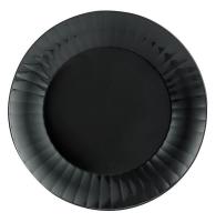 5PKZ6 Disposable Plate, 7 1/2 In, Black, PK 160