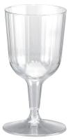 5PLA4 Wine Glass, 2-Pc Disposable, 5.5 Oz, PK 240