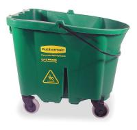 5PU83 Mop Bucket, 35 qt., Green