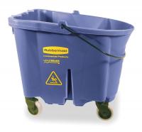 5PU84 Mop Bucket, 35 qt., Blue