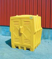 5PW03 Covrd Drum Spll Cntnmnt Hut, Dbl Doors