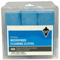 5PWG4 Dry Erase Microfiber Cloth, 12x12In., PK3