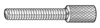 5PY50 Thumb Screw, Knurl, 8-32x1 L, 18-8 SS