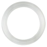 5PYA8 Gasket, Size 1/2 In, Tri-Clamp, Silicone