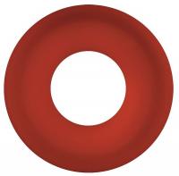 5PYF2 Gasket, Size 3/4 In, Tri-Clamp, Red Buna