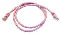 5PZU7 Patch Cord, Cat5e, 3Ft, Pink