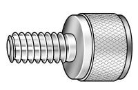 5RA12 Thumb Screw, Knurled, 1/4-20x1/2 L, Stl