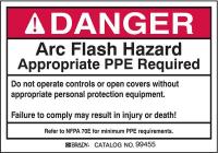 5RB56 Arc Flash Protection Label, PK 5