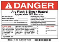 5RB60 Arc Flash Protection Label, PK 5