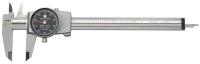 5RCH9 Dial Caliper, 6 In, 0.001 In Grad, Black