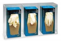 5RE37 Horizontal Glove Dispenr, Acrylic, 3 Boxes