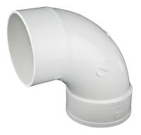 5RED1 Street Elbow, 90 Deg, 6 In, HubxSpigot, PVC