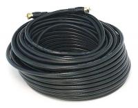 5RGP9 Coax Cable, RG-6, F-Type Conn, Blk, 100 ft.