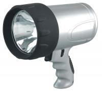 5RHL7 Spotlight, Rechargeable, Silver/Black